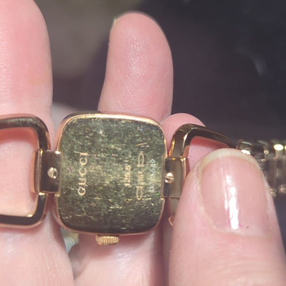 Gucci 125.5 Diamond Accent Gold Women's Watch | Authentic w/ Box - Picture 8 of 9